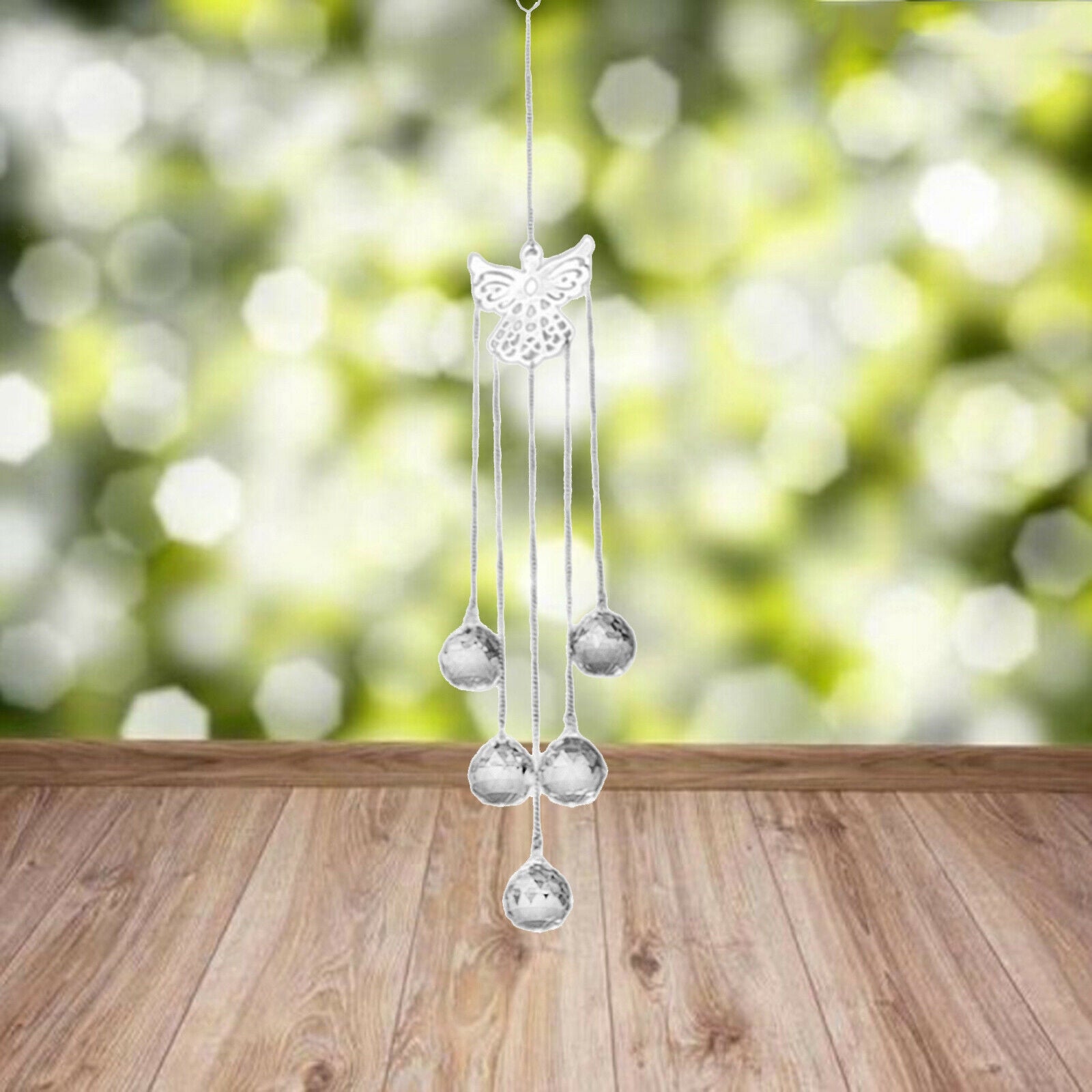 Crystal Suncatcher Faceted Beads Rainbow Maker Home Garden Ornament Craft