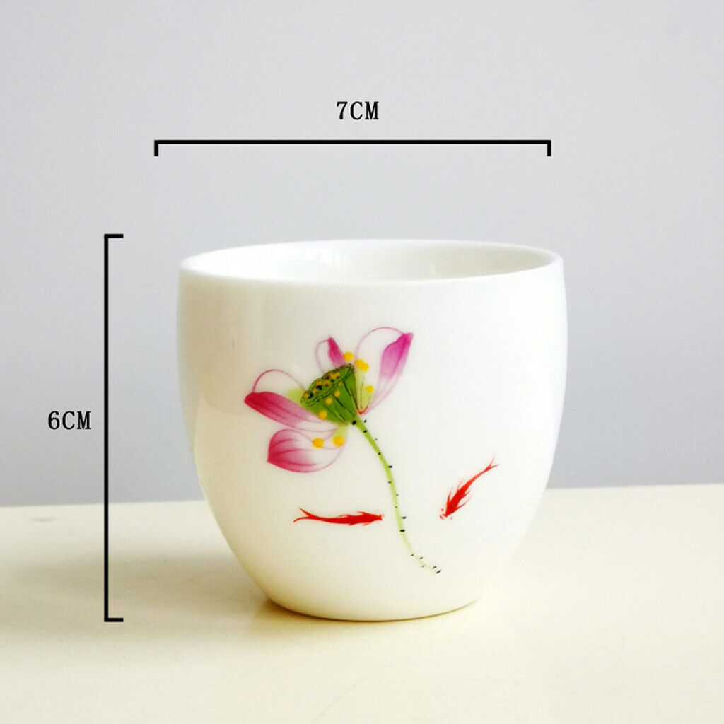 6 Pcs/Set Ceramic Coffee Milk Mugs Tea Cup Gifts for Friends Family