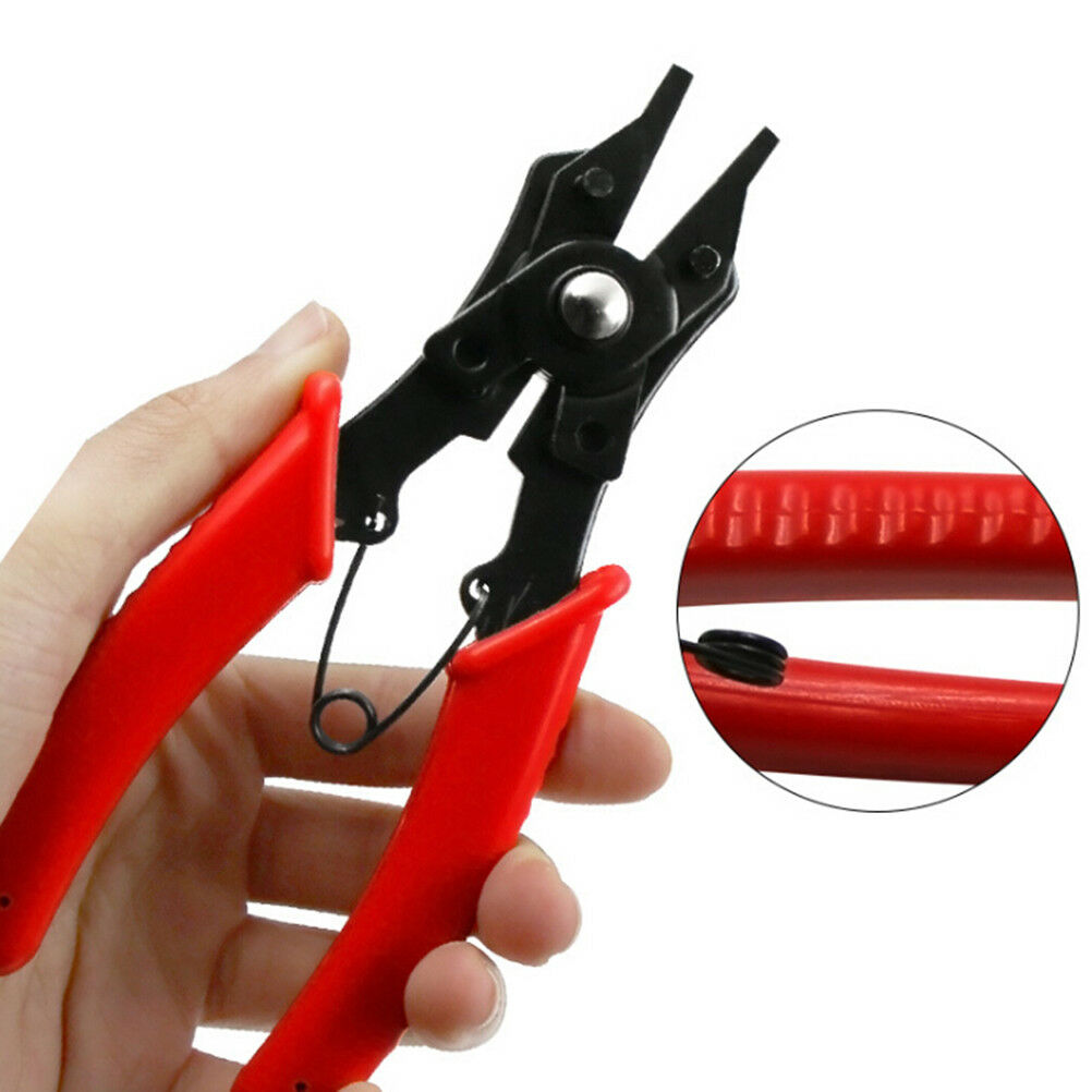 1Set 4 IN 1 multifunctional snap ring pliers tools crimp tool circlip pliers DD