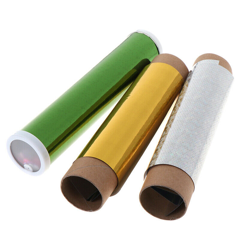 DIY Colored Rotating Kaleidoscope Kits Science Educational Craft Kid Toys.l8