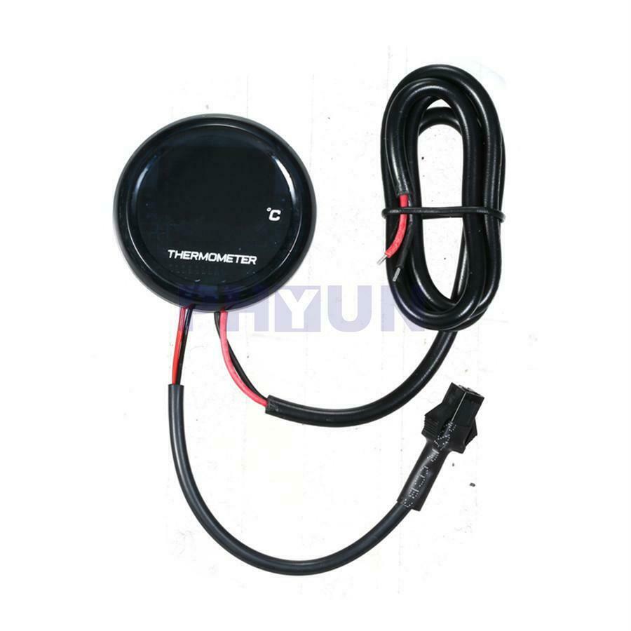 Blue LED Digital Water Temperature Gauge 0-120 Celsius For Motorcycle 12V