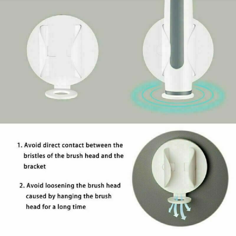 Wall Mounted Electric Toothbrush Stand Release Gravity Auto Lock Holder Base New