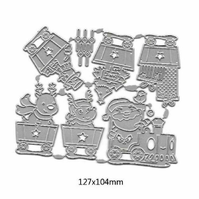 Christmas Car Metal Cutting Dies Stencil Album Paper Card Embossing Craft Decor