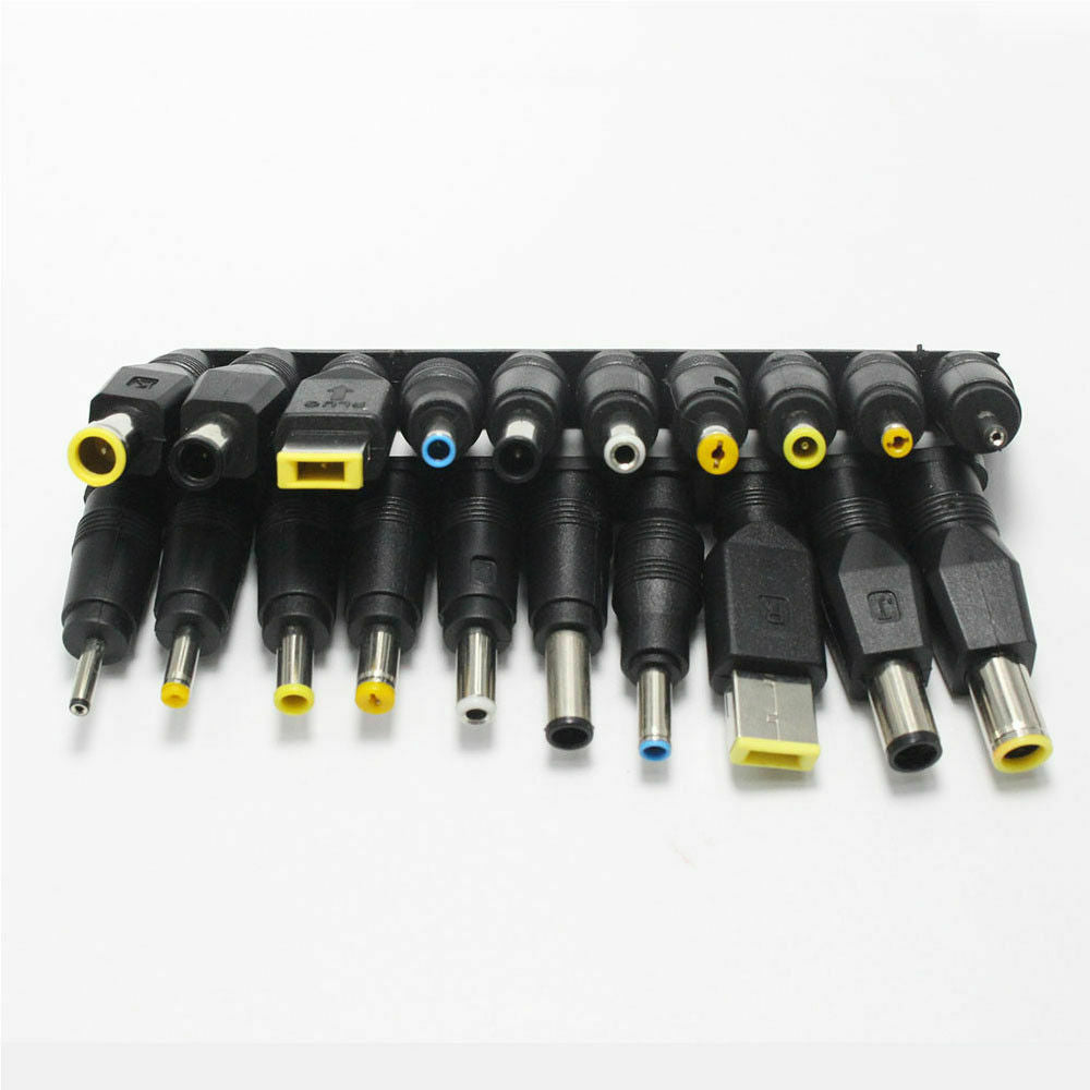 10Pcs DC 5.5x2.1mm Jack Plug For AC Power Laptop Adapter Tips Chargers Universal
