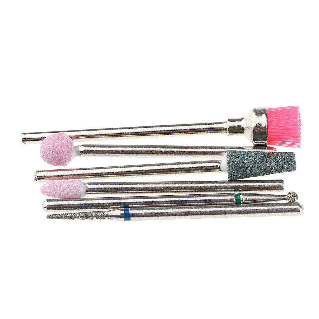 Portable Useful Nail Polish Drill Bits Set Cuticle Removal Tools Pedicure 03