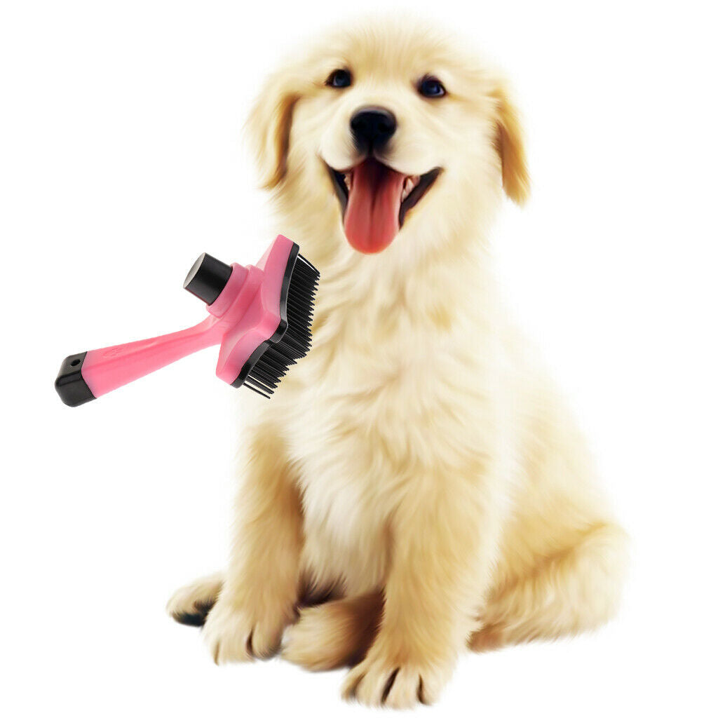 Self-cleaning dog brush, cat brush, fur brush, grooming brush