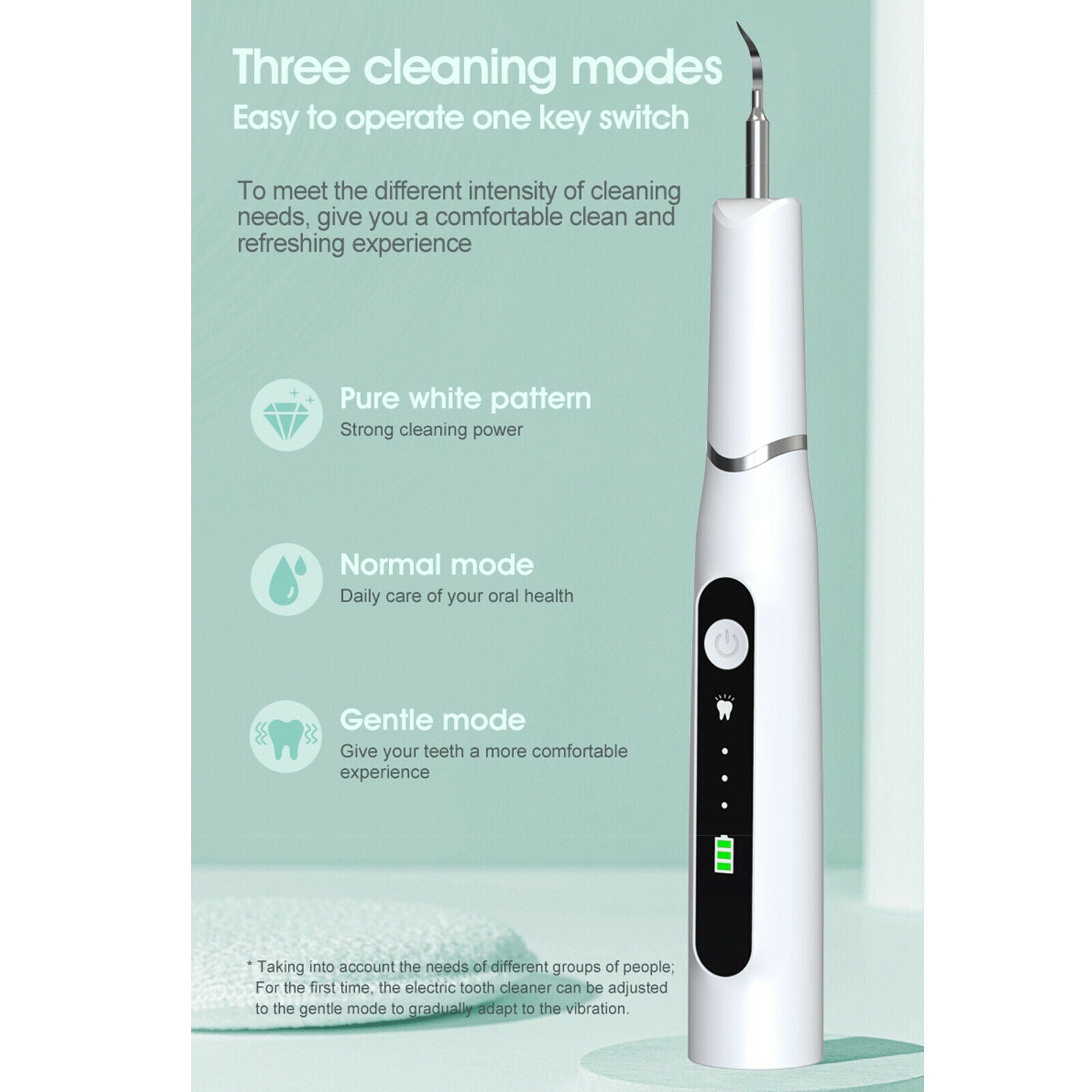 Plaque Remover for Teeth Ultrasonic Teeth Cleaner Kit Tooth Stain Removal