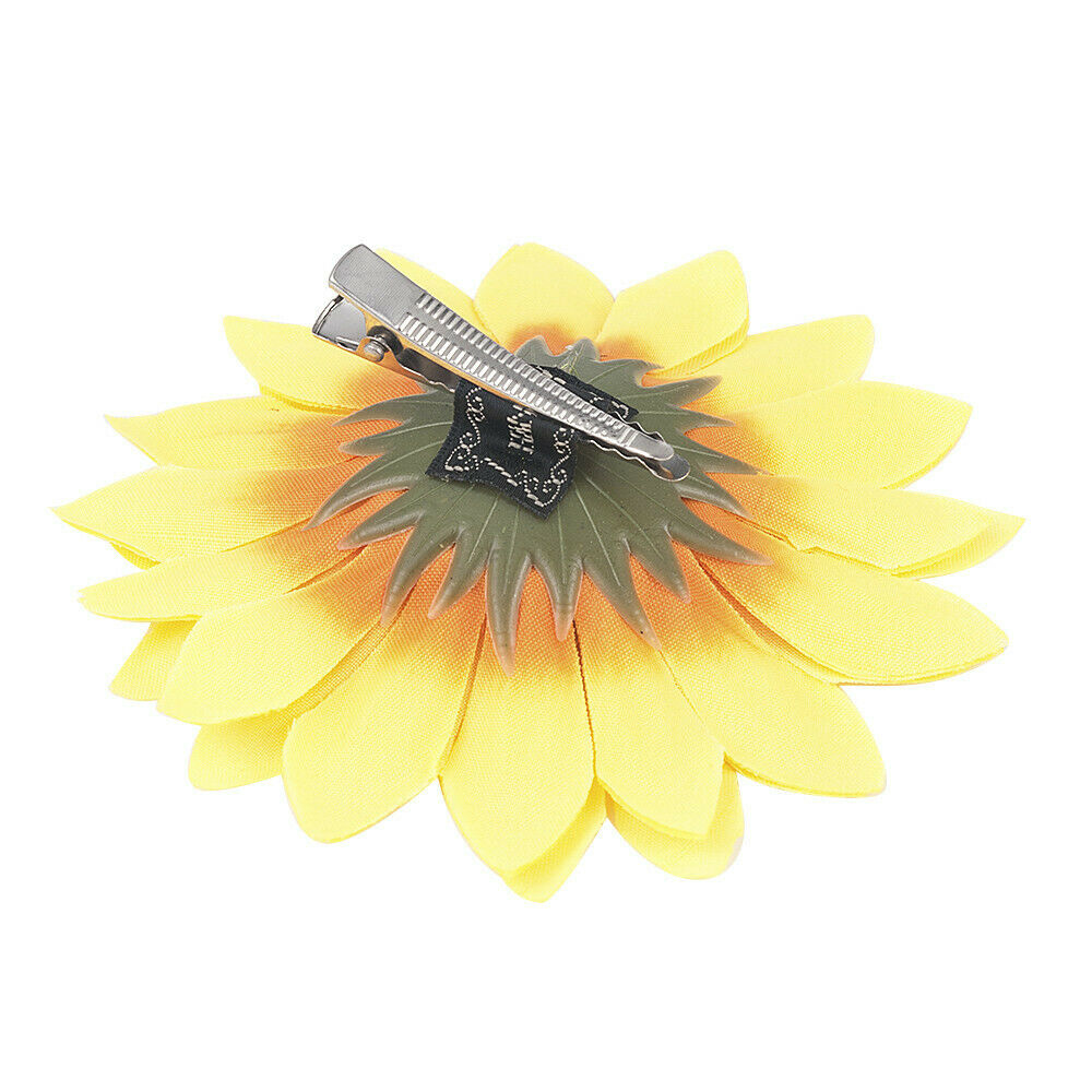 2PC Women Sunflower Flower Hair Clip Accessory Barrette For Wedding Party Cute