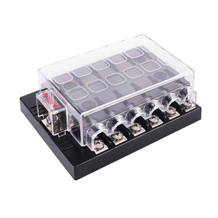 Car Truck Van 12 Way Circuit Standard ATC ATO  Fuse Box Block Holder
