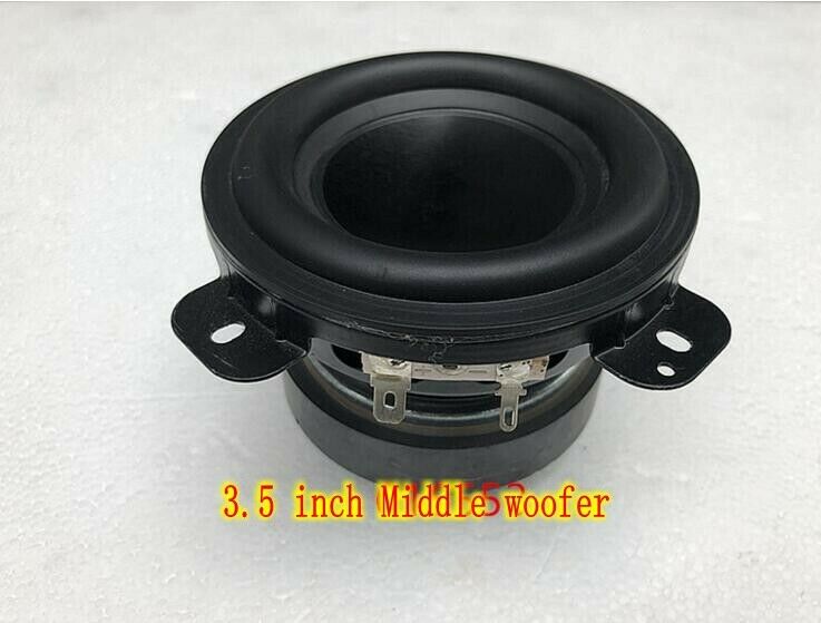 1pcs For Harman 3.5"inch 4Ω 30W Middle woofer Speaker Loudspeaker rubber edge