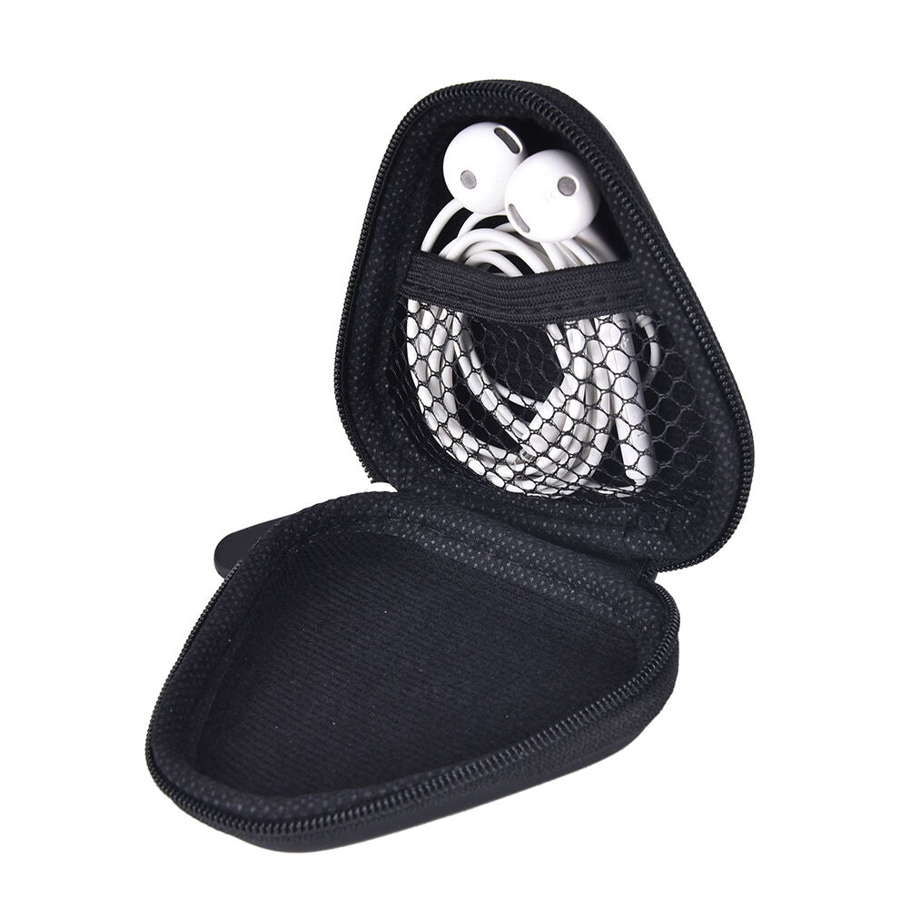 New Unisex Women Triangle Headset Men Gift Zipper Coin Purse Key Wallet PoucBDA