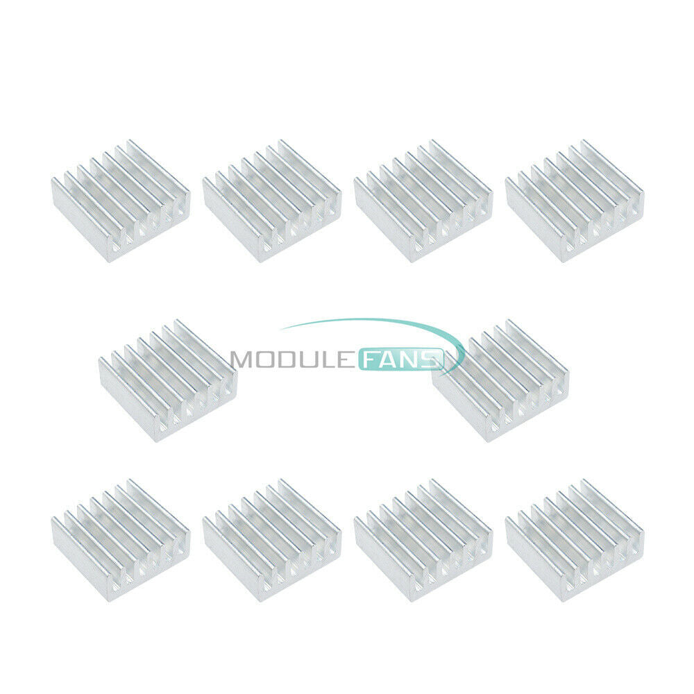 20PCS 14x14x6mm Aluminum Heat Sink For Memory Chip IC 14*14*6mm