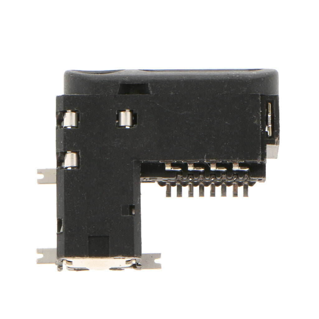 Headset headphone audio component connector for