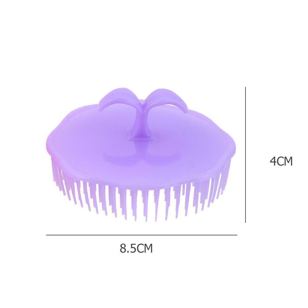 Plastic Head Massage Scalp Shampoo Scalp Washing Hair Massager Brush Comb @