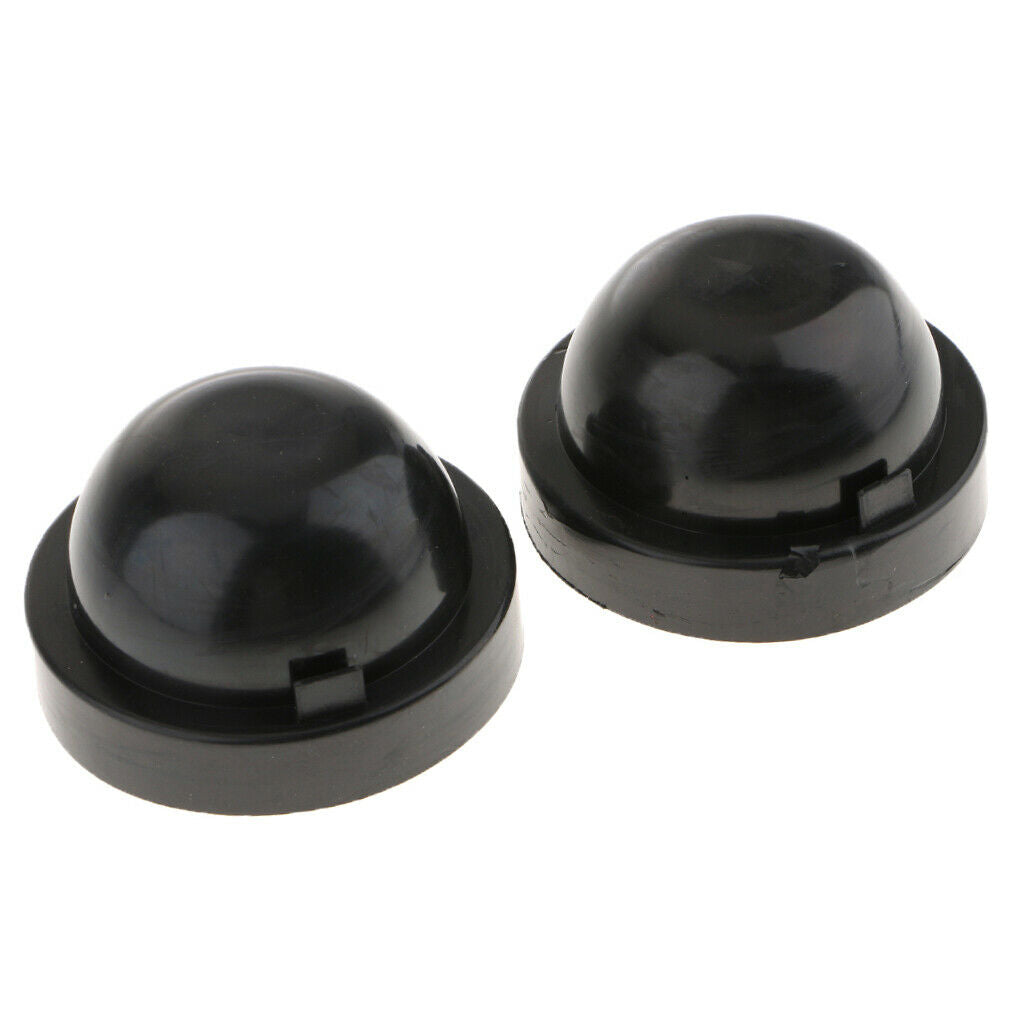 2pcs HID LED Headlight Dust Seal Covers Waterproof Rubber Headlamp Cap 100mm