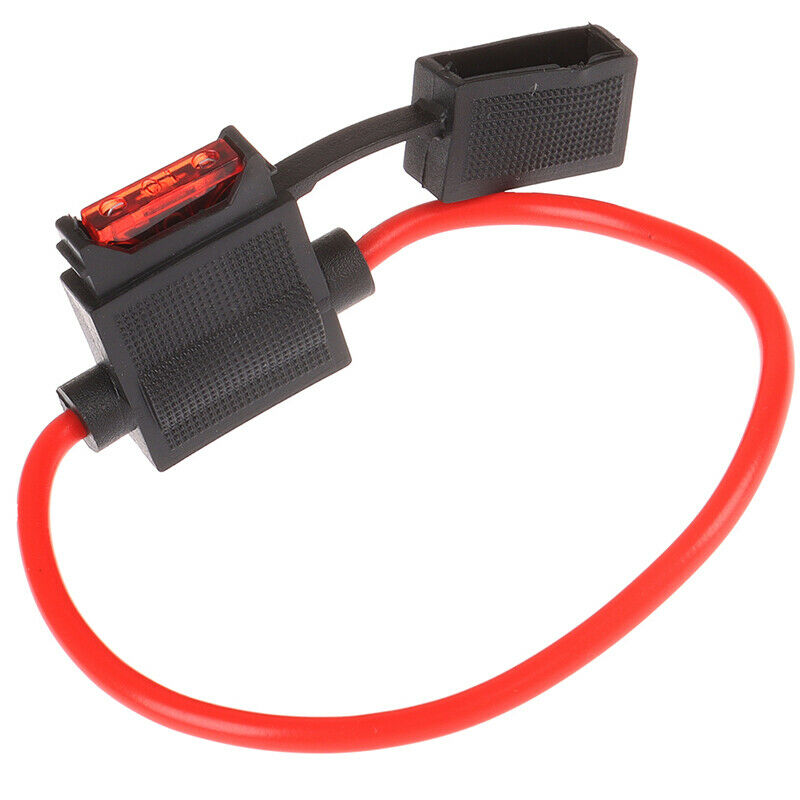 Car Splash Proof In-line Standard Blade Fuse Holder Box 5/10/15/20/25/30A.l8