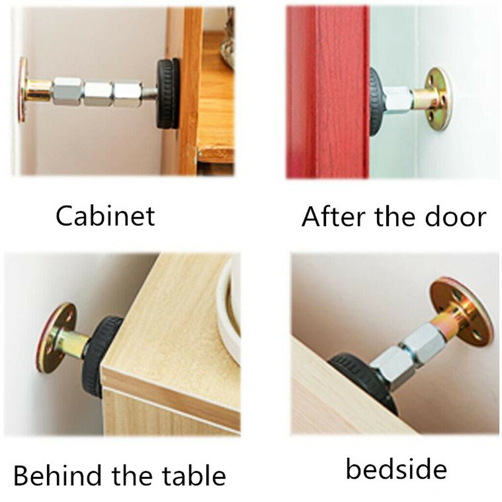 4Pcs 2Size Adjustable Threaded Bed Frame Anti-Shake Support Tool Fixer