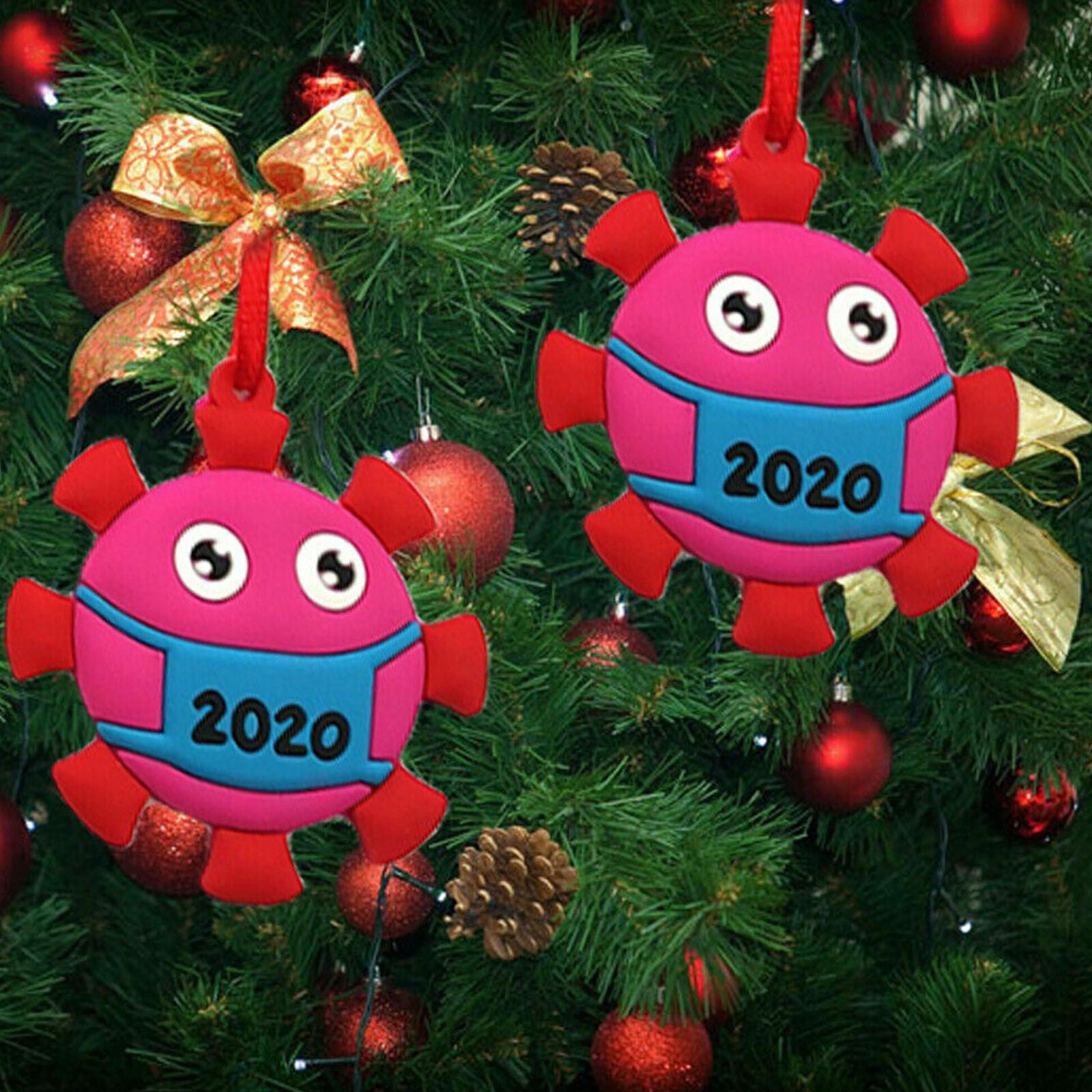 Christmas Tree Ornament 2020Covid Quarantine Family Xmas Lockdown Decoration