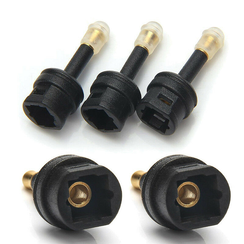 Toslink Optical Female To 3.5mm Male Mini Toslink Plug PDIF Adaptor Conne.l8