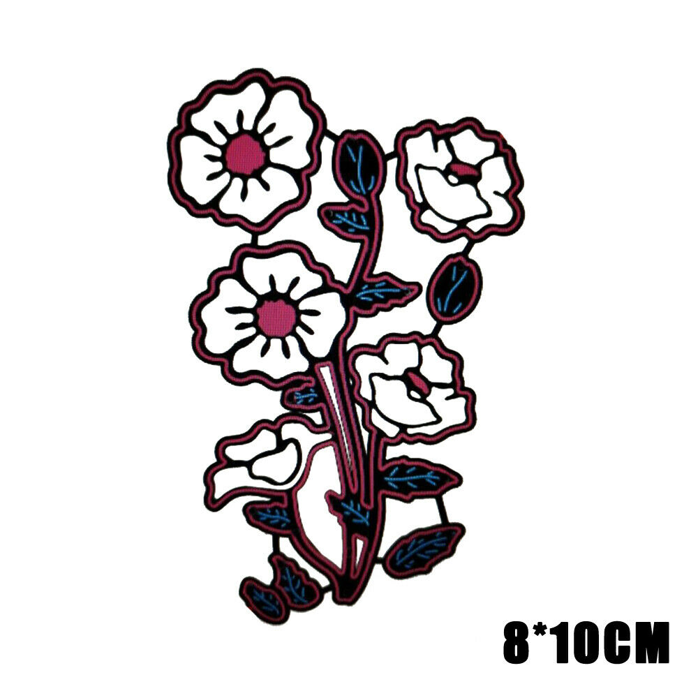 Remembrance Flowers Metal Cutting Die Stencil Scrapbooking Cards Paper DIY