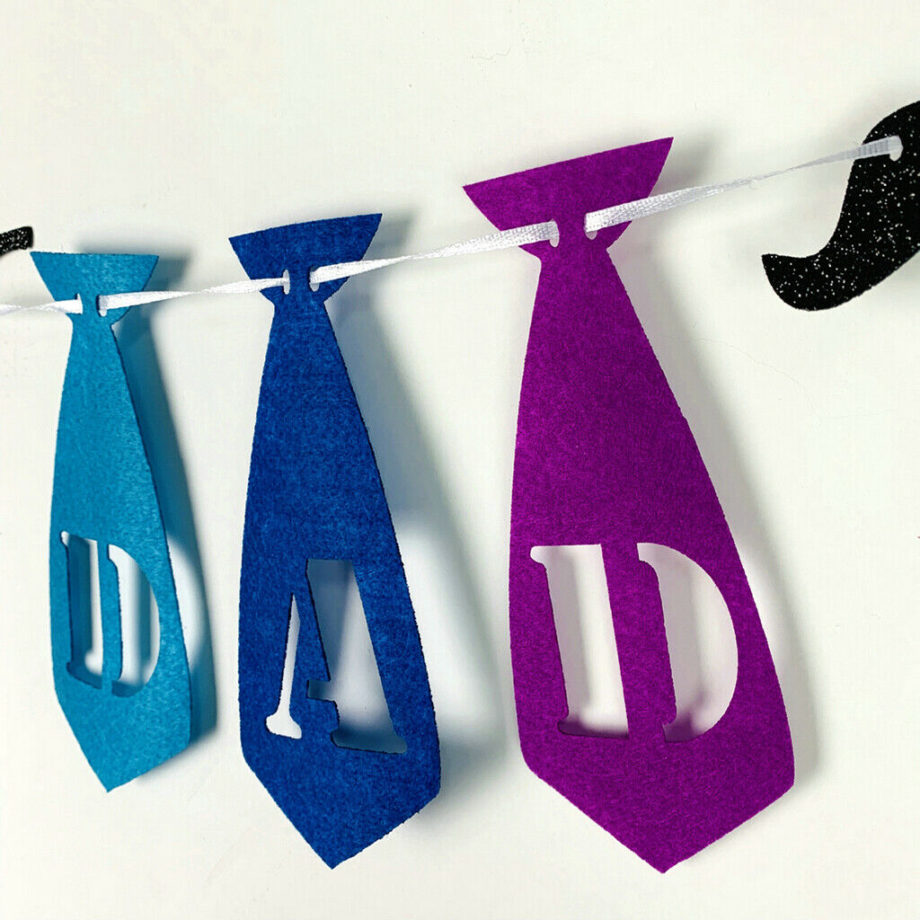 Letter Super Dad Banner Butting Burlap Banner Birthday Party Decorations