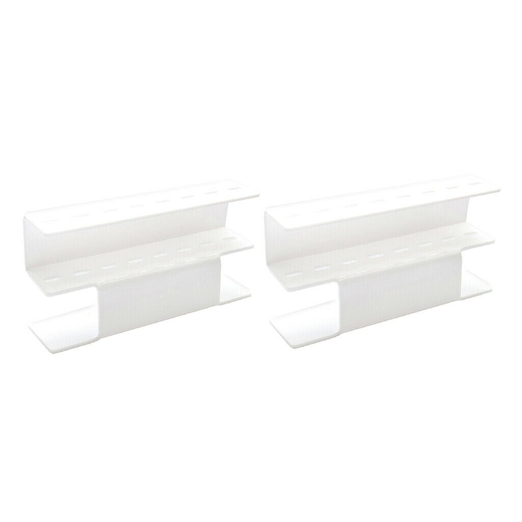 Set of 2 Desktop Tweezer Storage Holder Eyelash Extension Tool Display Stand