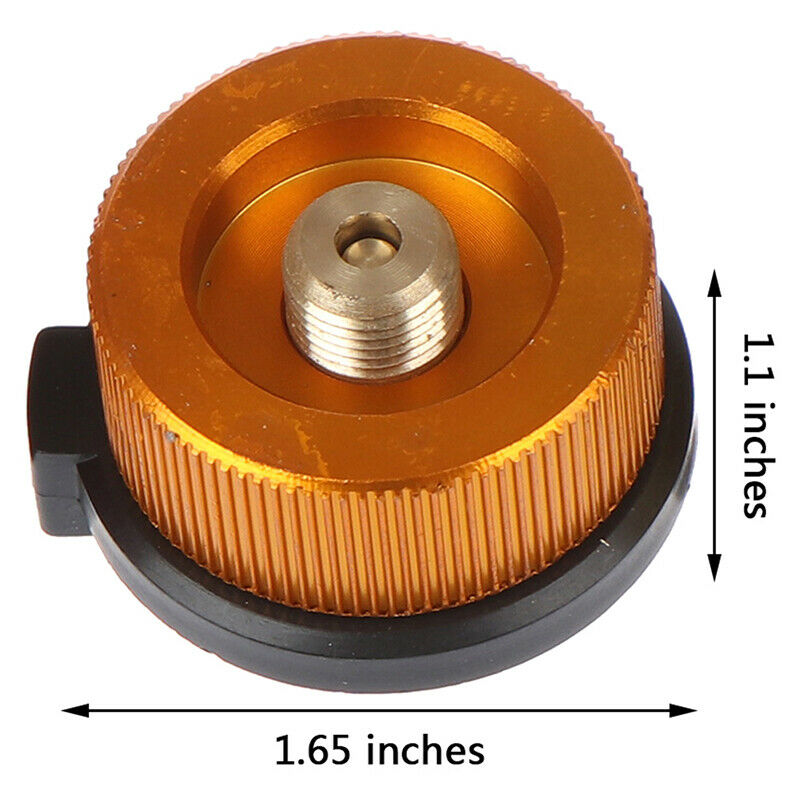 Camping Stove Butane Gas Metal Adapter Convert Fuel Canister  dtH SJ