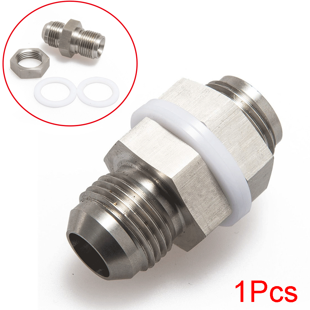 DIY Turbo Steel Oil Pan Return Drain Plug Adapter Bung Fitting For AN10 Weldable