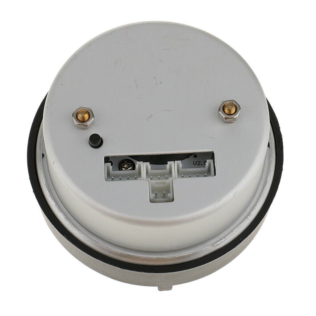 Universal 60mm 2.4inch Black 7 Color LED Vacuum Ratio Gauge