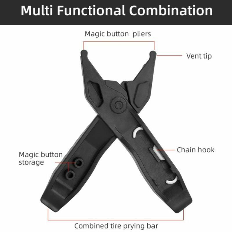 1 Pair 2 in 1 Bicycle Tire Lever Road Bike Master Link Chain Breaker Cutt.l8
