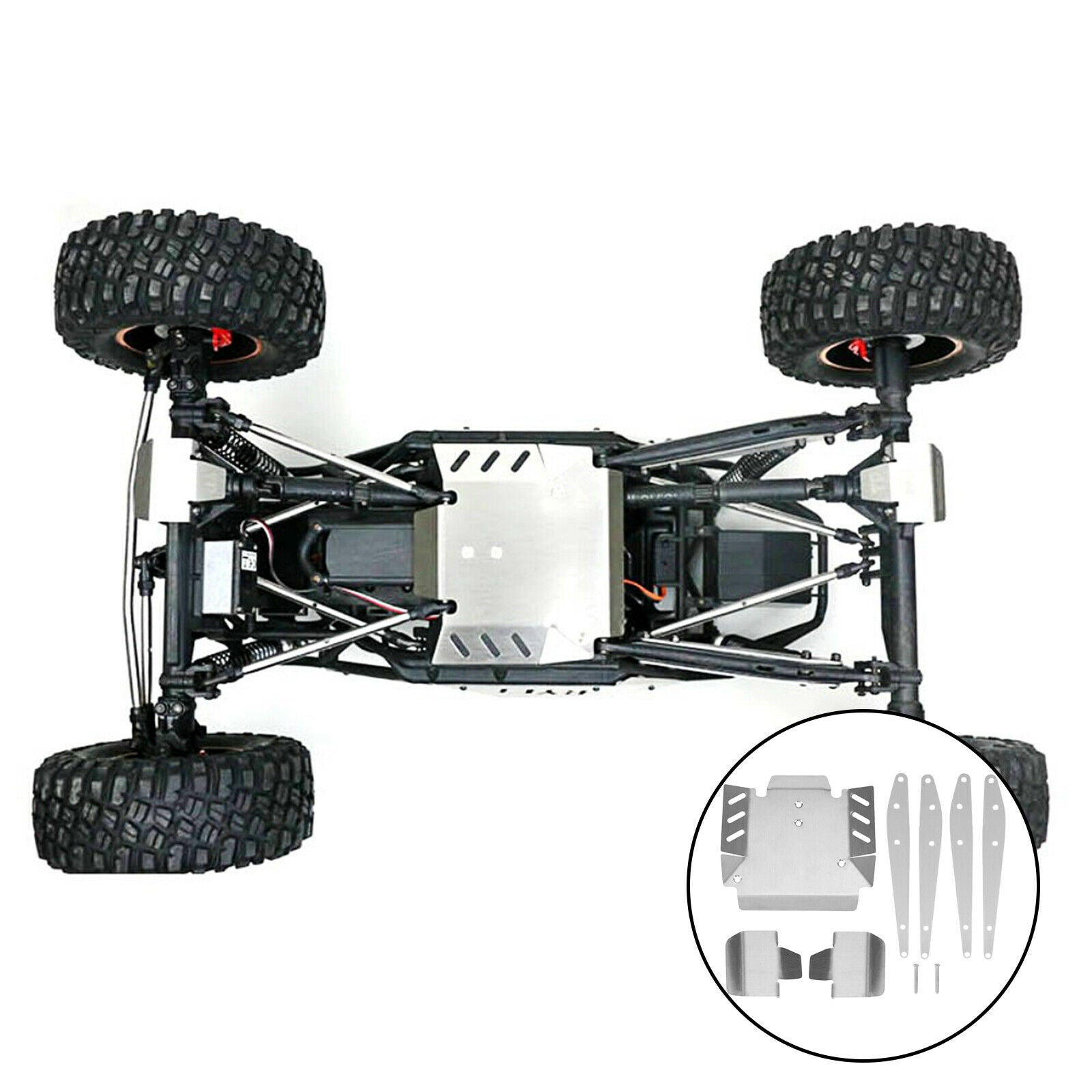 RC Car Chassis Armor Protection Plate for Axial RBX10 Crawler DIY Parts