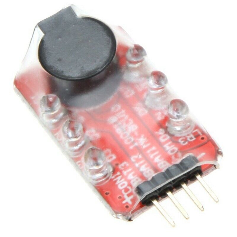 Loud hailer Lipo battery voltage alarm display Checker 2-3S LED display for RCN1