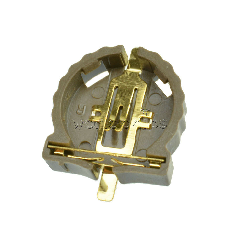 10PCS CR1220 Button Battery Socket Clip Holder Box Case Portable