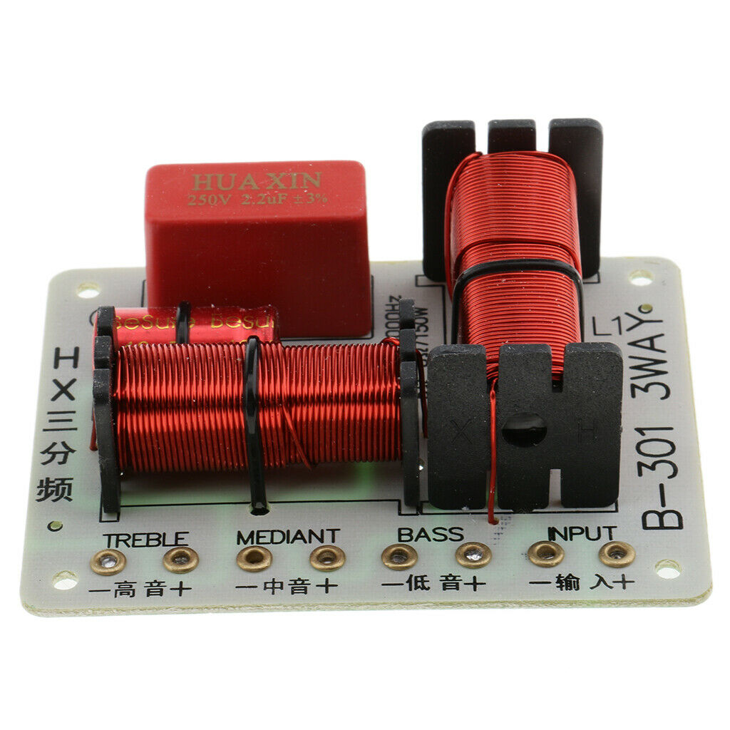 3 Way Audio Speaker Frequency Divider Aplifier Crossover Filter
