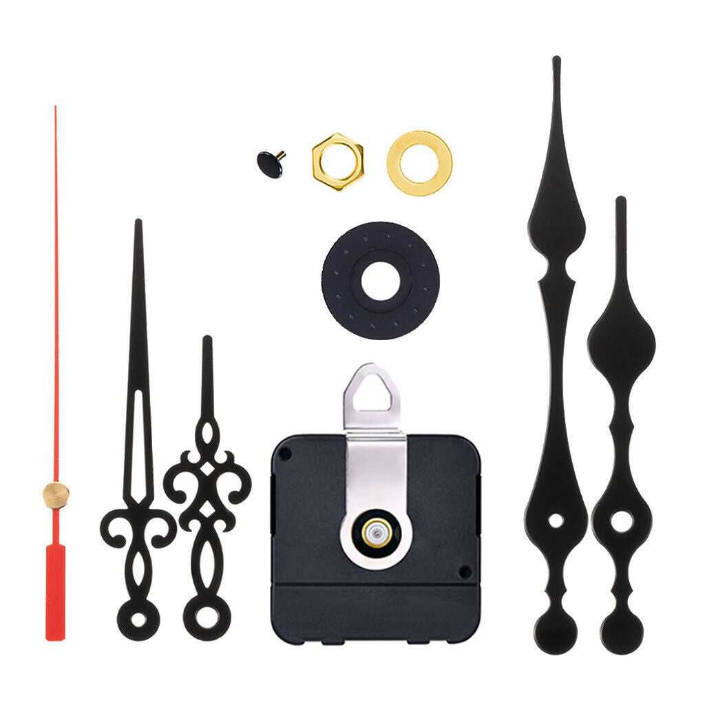 1Set Aluminum Quartz Wall Clock Movement Clock Repair Mechanism Wall Home