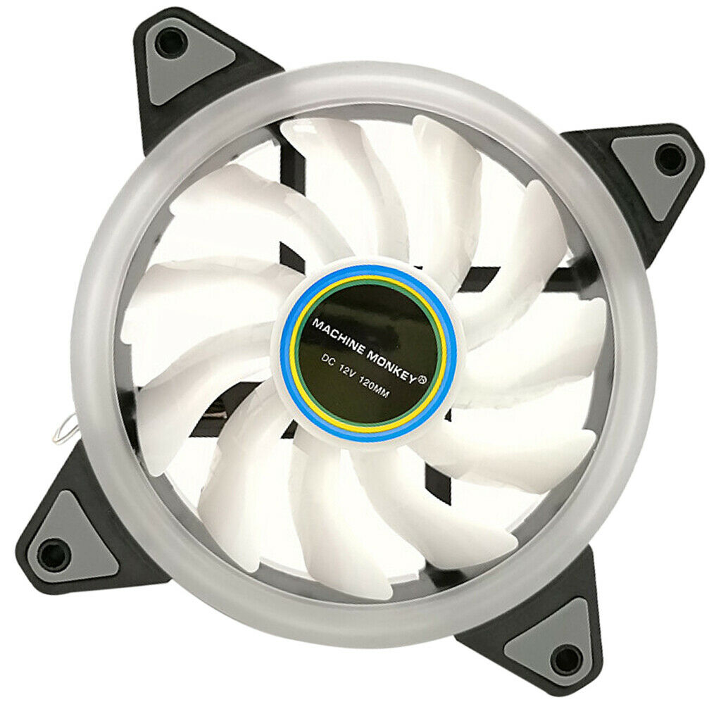 120mm 12cm Hydraulic Bearing Computer Case CPU Cooling Fan RGB LED Cooler