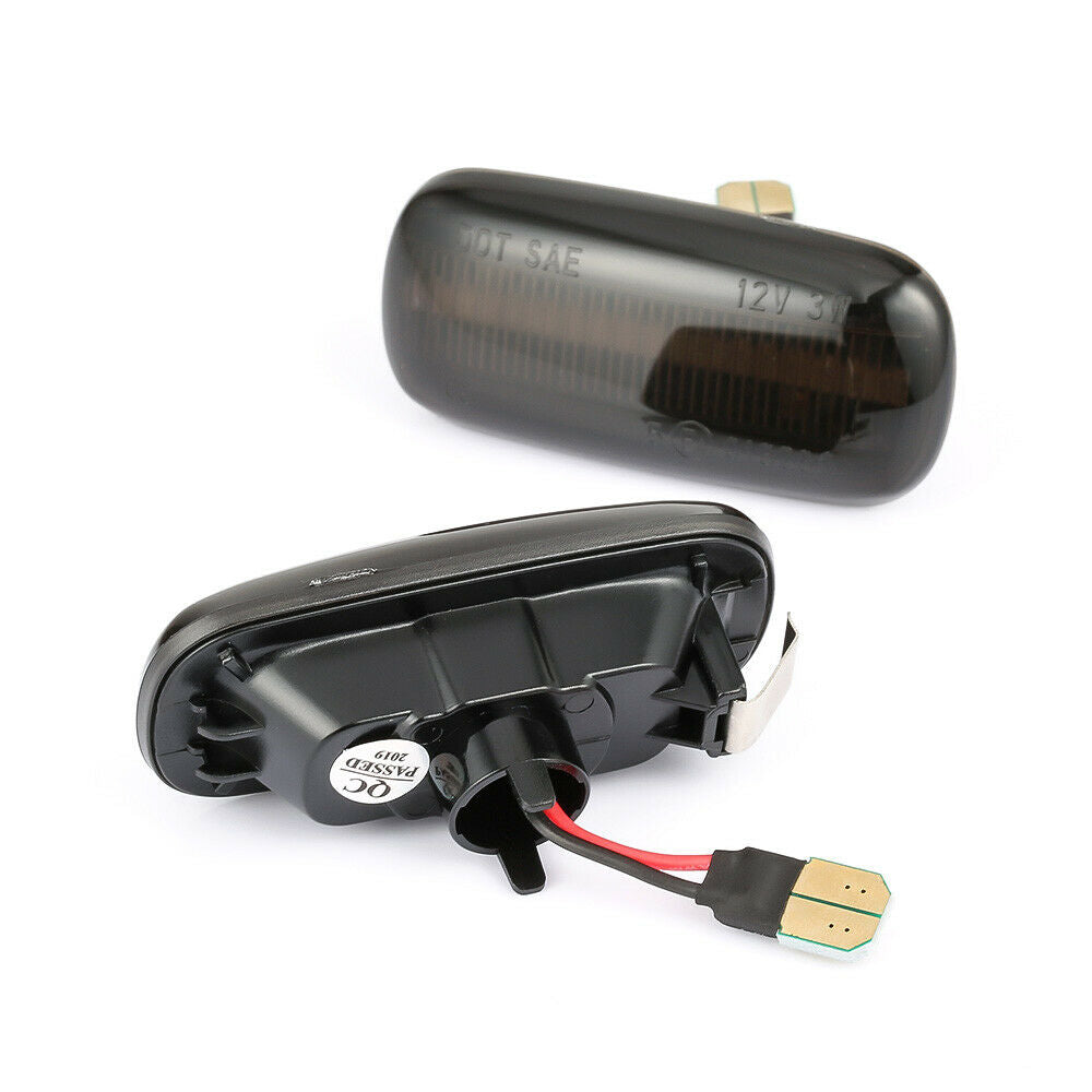 2X Dynamic Smoked LED Side Marker Signal Light for Audi A4 S4 B6 B7 A6 S6 RS6 C5