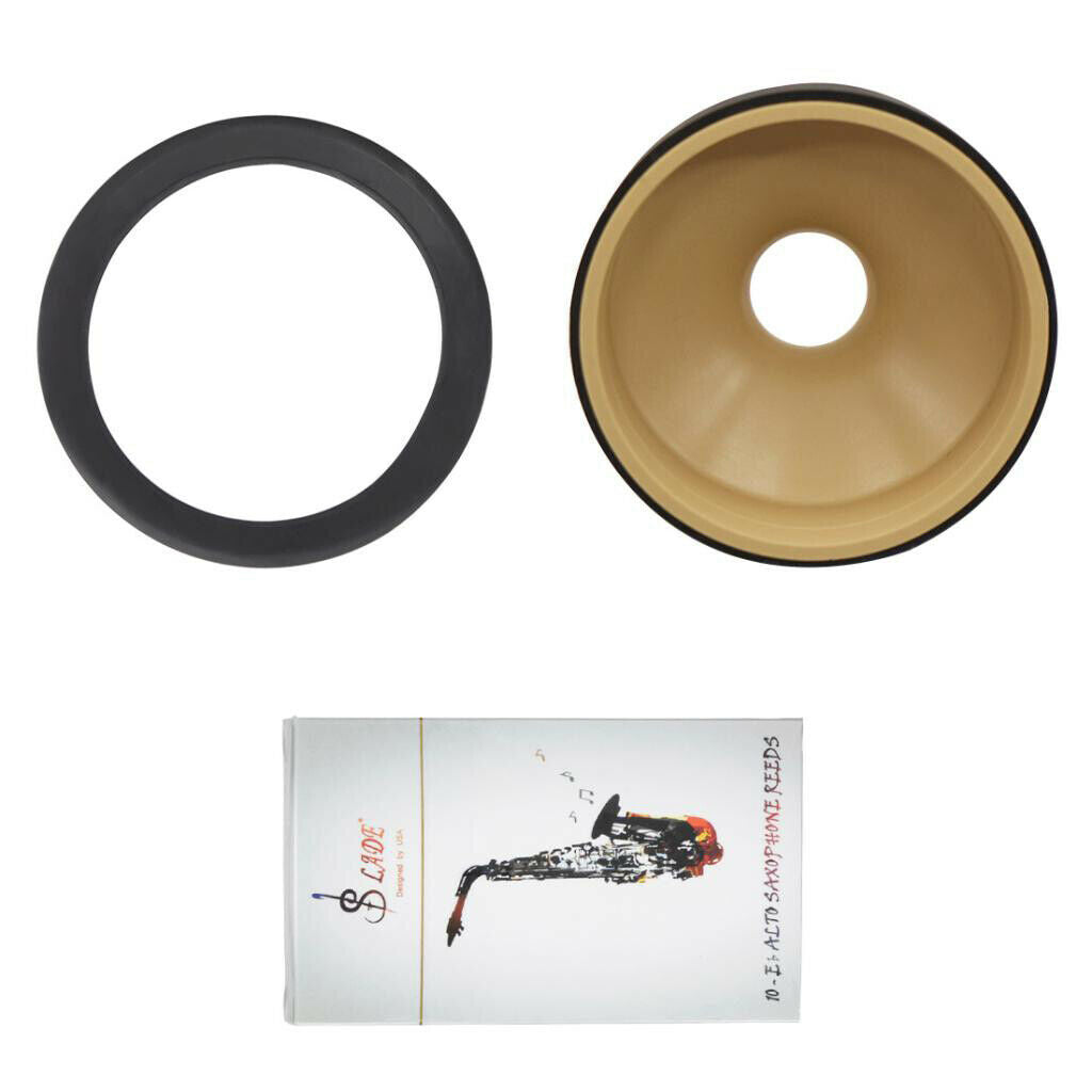 Alto Saxophone Sax Accessory Kit Reeds+Practice Mute+  Ring