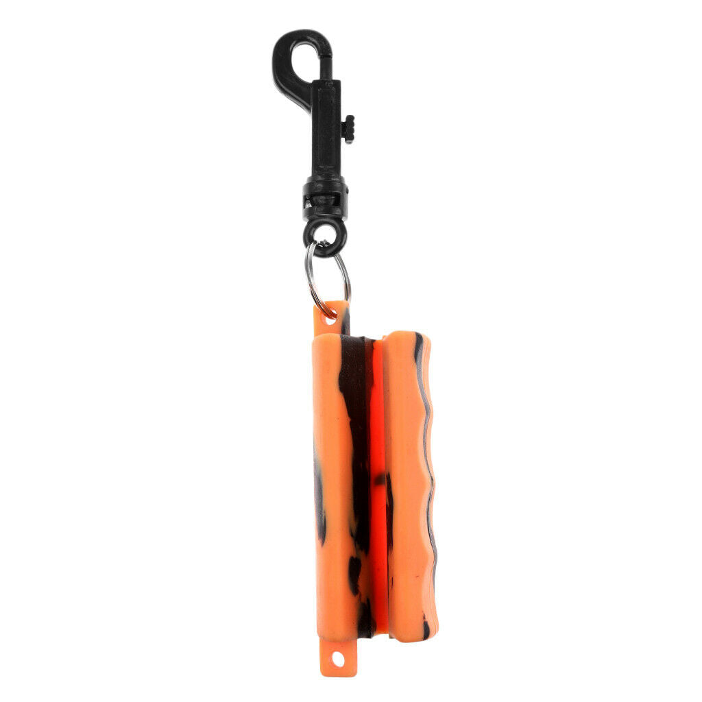 Archery Molded Silicone Arrow Puller Gripper with Belt Clip Orange+Black
