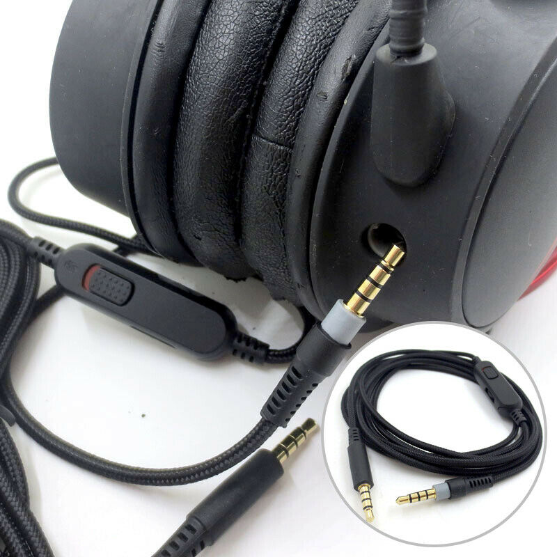 Audio Cable Replacement Headset AUX Cord With Volume Control For Kingston AlpI7