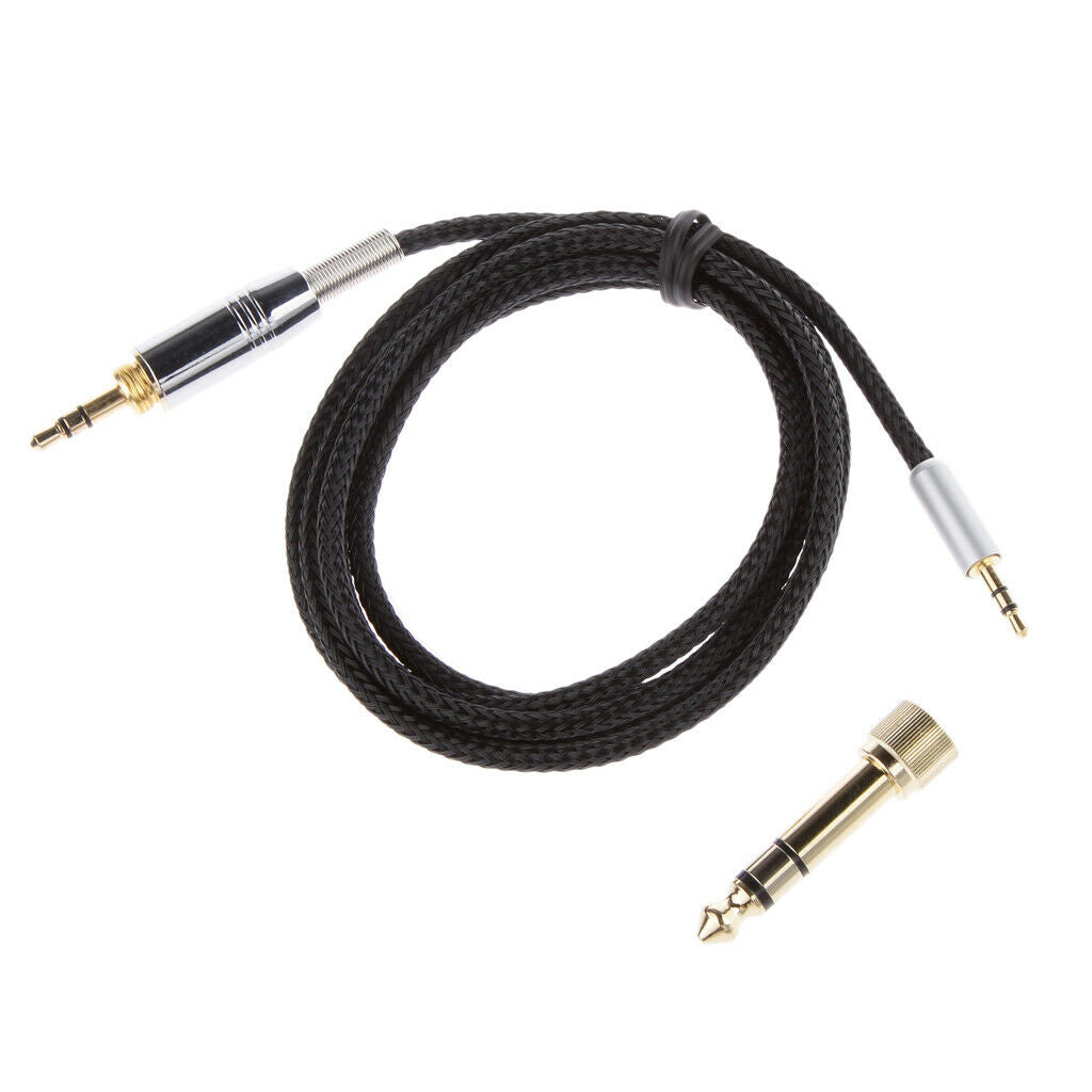Replacement OFC Wire For AKG Y45BT Y50 Y40 Y55 K845BT K840KL Headphone Black