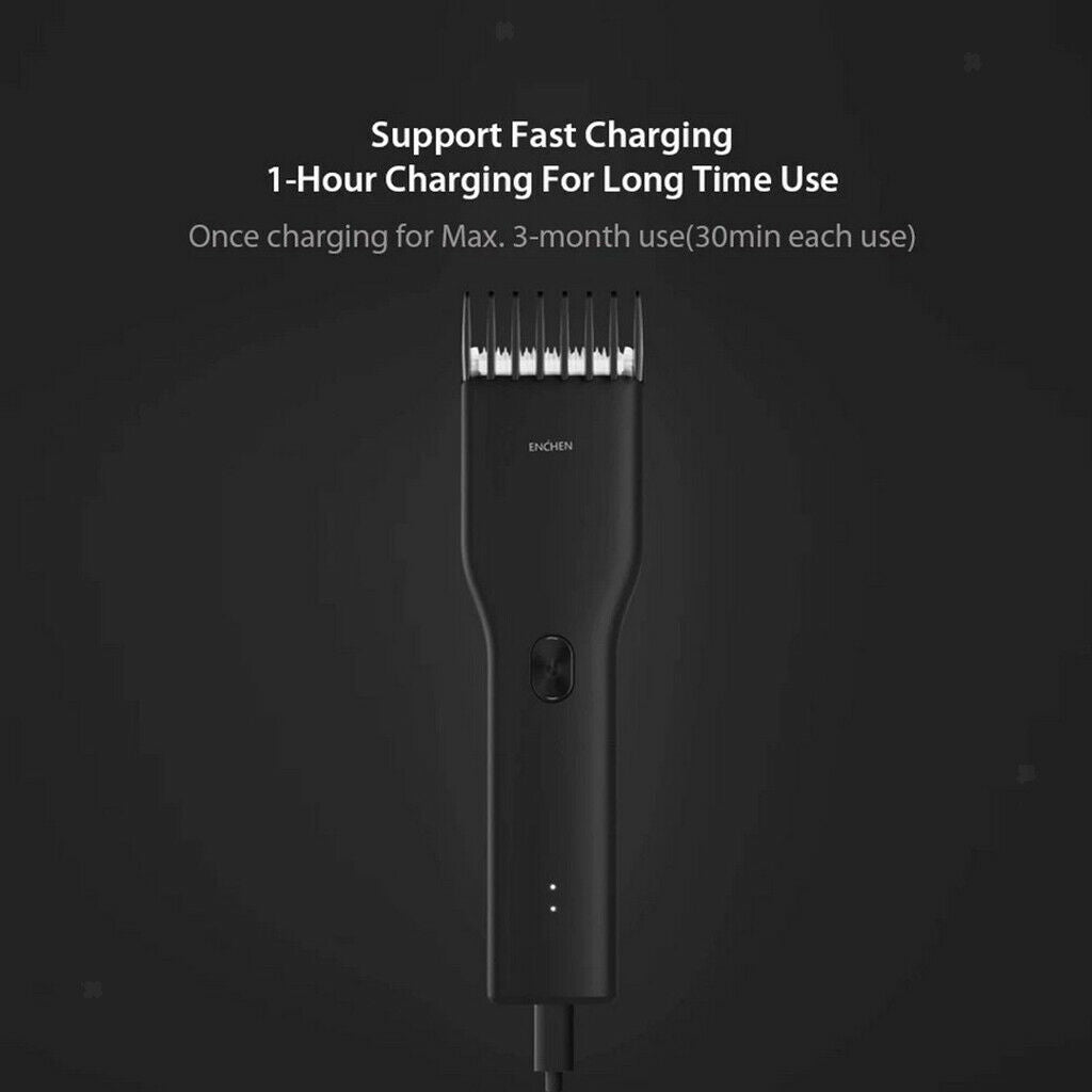 Low-noise Hair Trimmer Haircut Electric Clipper w/ 50pcs Disposable Capes