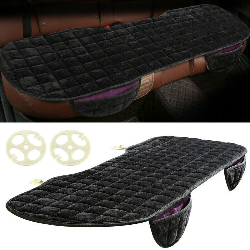 1PCS Plush Car SUV Second Row Rear Seat Cover Cushion Protector Non-slip Pad Mat