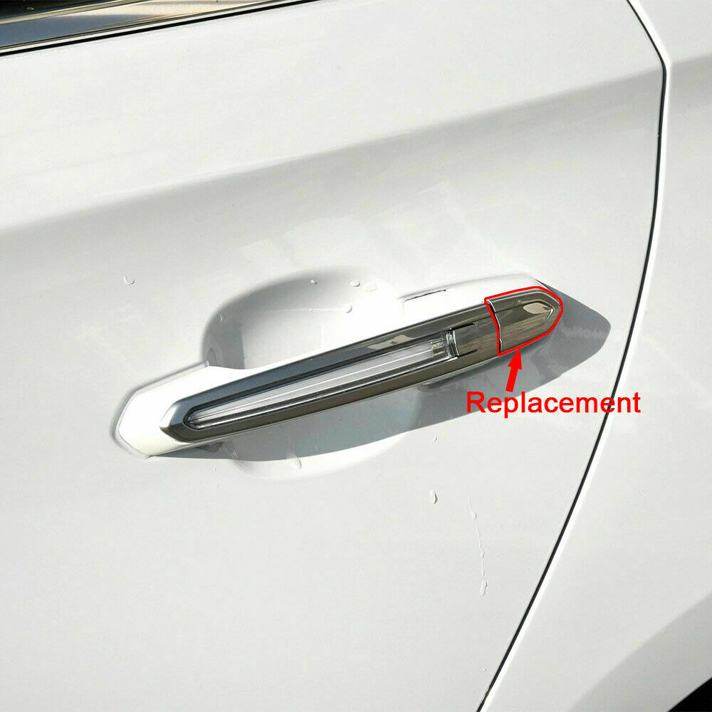 New Door Lock Cylinder Chrome Cover Trim Cap Fit For Cadillac ATS XTS CTS CT6