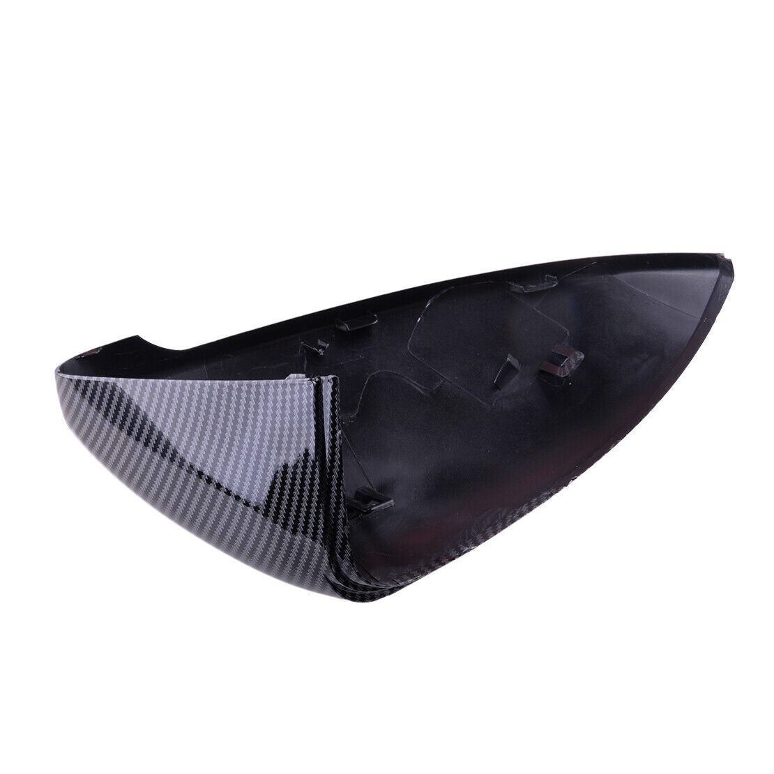 Carbon Fiber Style Side Door Mirror Cover Cap Fit for VW MK7 Golf GTI 2015-2018