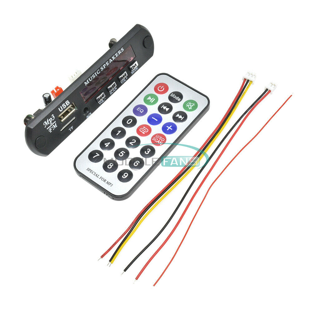 DC12V 2*15W Power Amplifier MP3 Decoder Board 5.0 Bluetooth w/ Radio FM Function