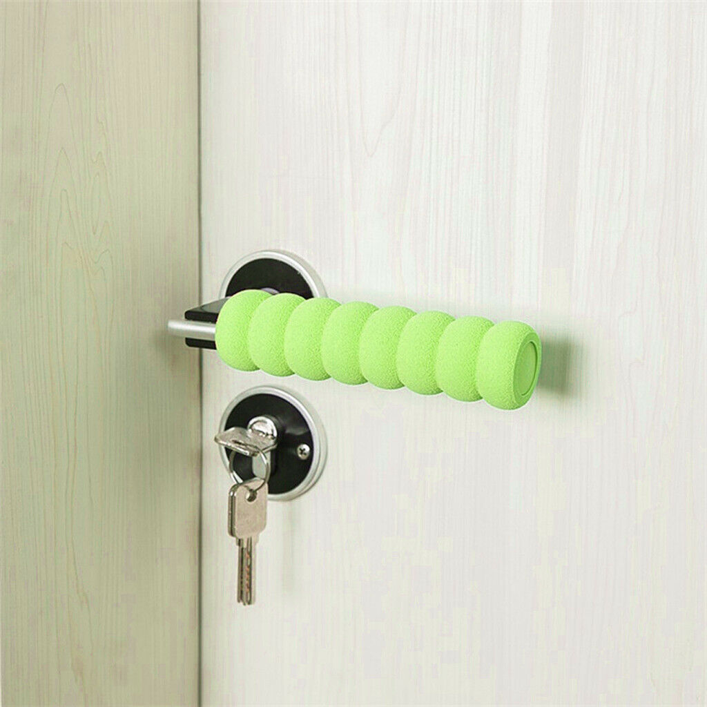 Foam Door Handle Cover Anti-collision Door Knob Hose Face Shield Clear
