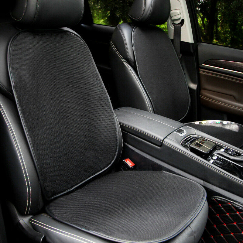 2PCS Car Trucks Front Seat Cover Summer ice silk Breathable Pad Mat Anti-skid