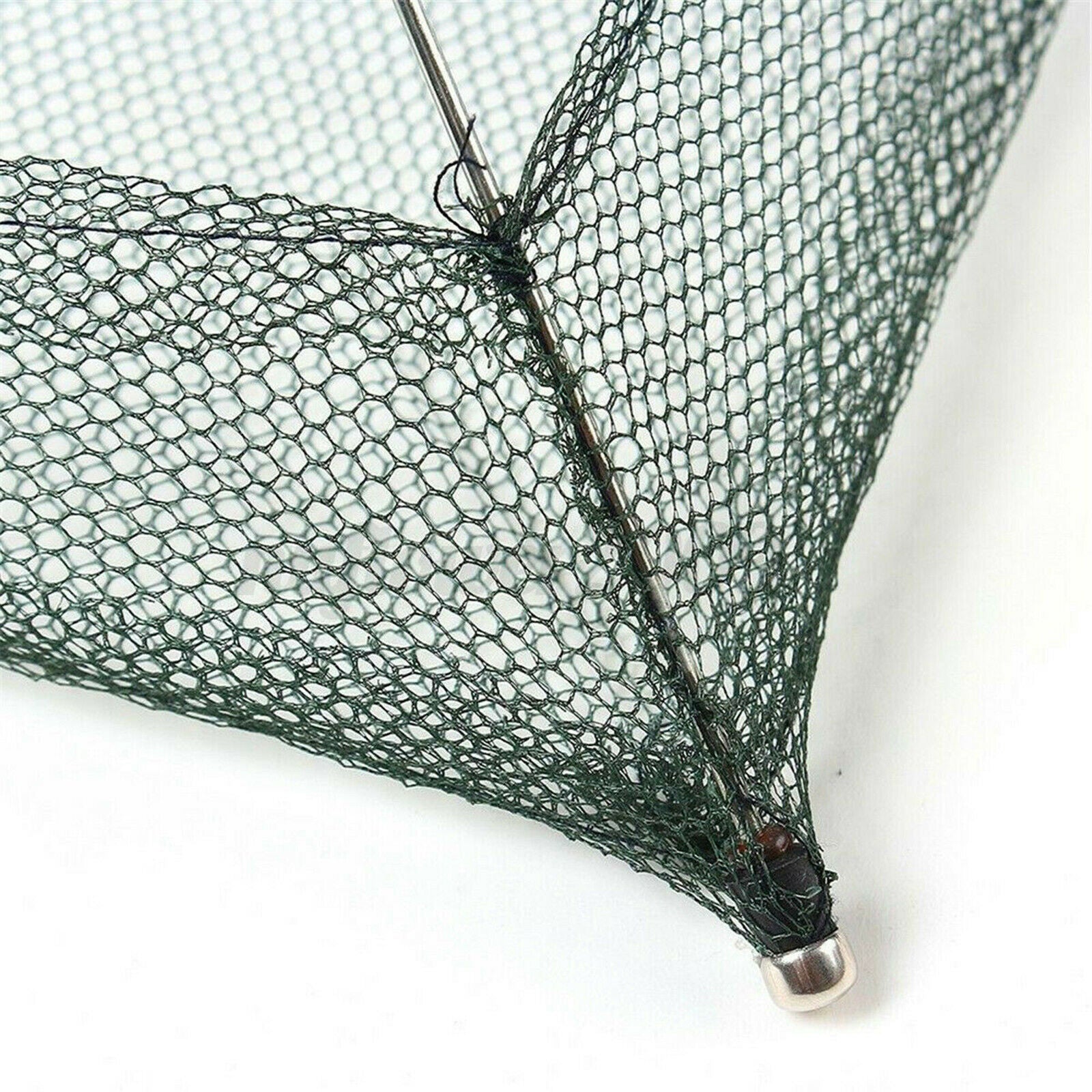 24"x24" Folded Fishing Net Small Fish Crayfish Crab Bait Cast Cage Trap
