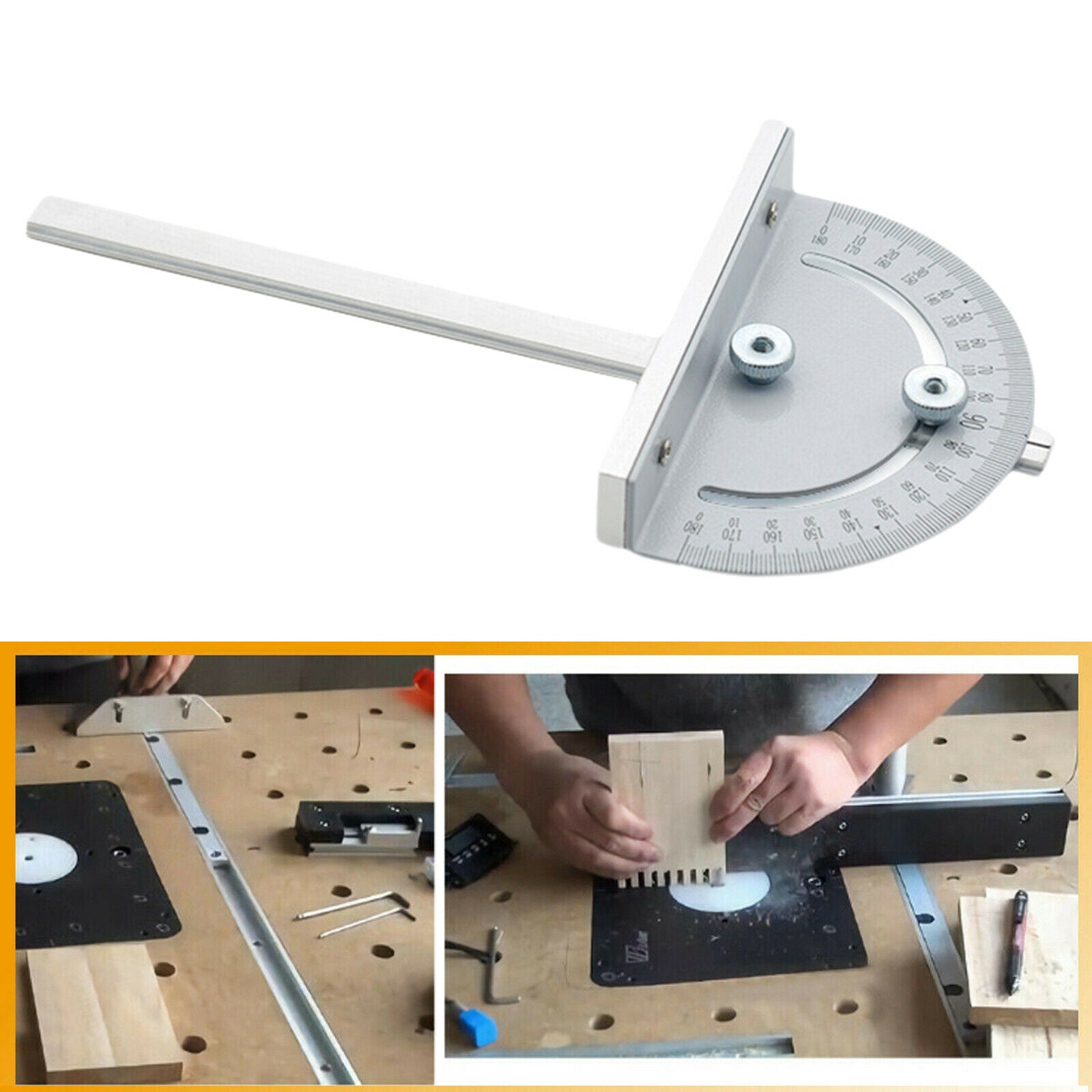Mini DIY Woodworking Angle Ruler Woodworking Machine Track Measuring Tool